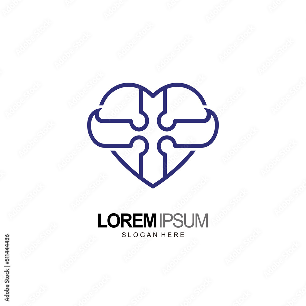 heart health logo, love and care design template heart health logo, love and care design template