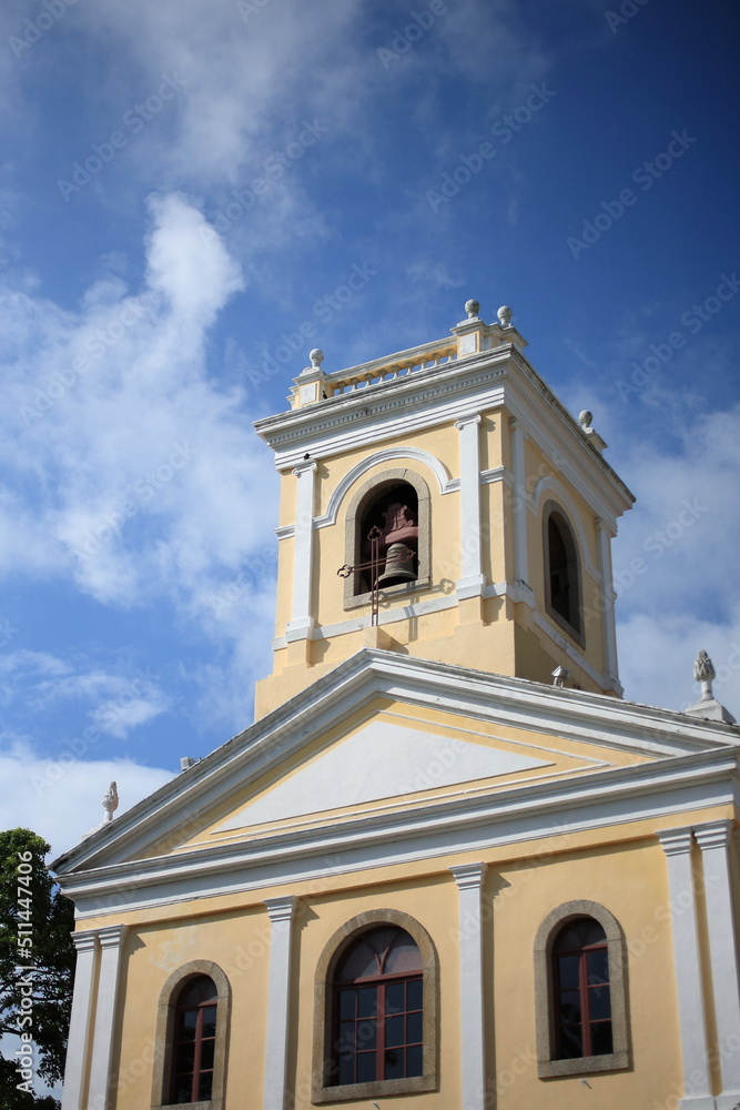 マカオMacauの風景（タイパ島のカルモ教会）