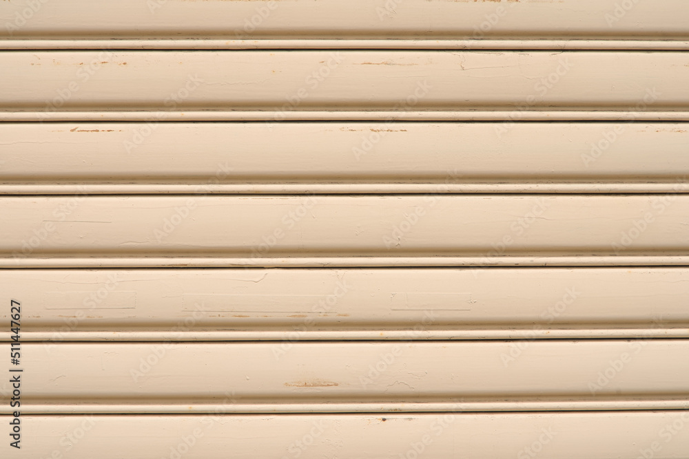 閉じているシャッターの背景素材