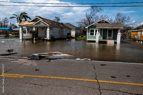 Flooding and Damage From Hurricane Ida photo