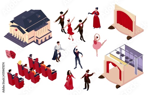 Theatre Isometric Set