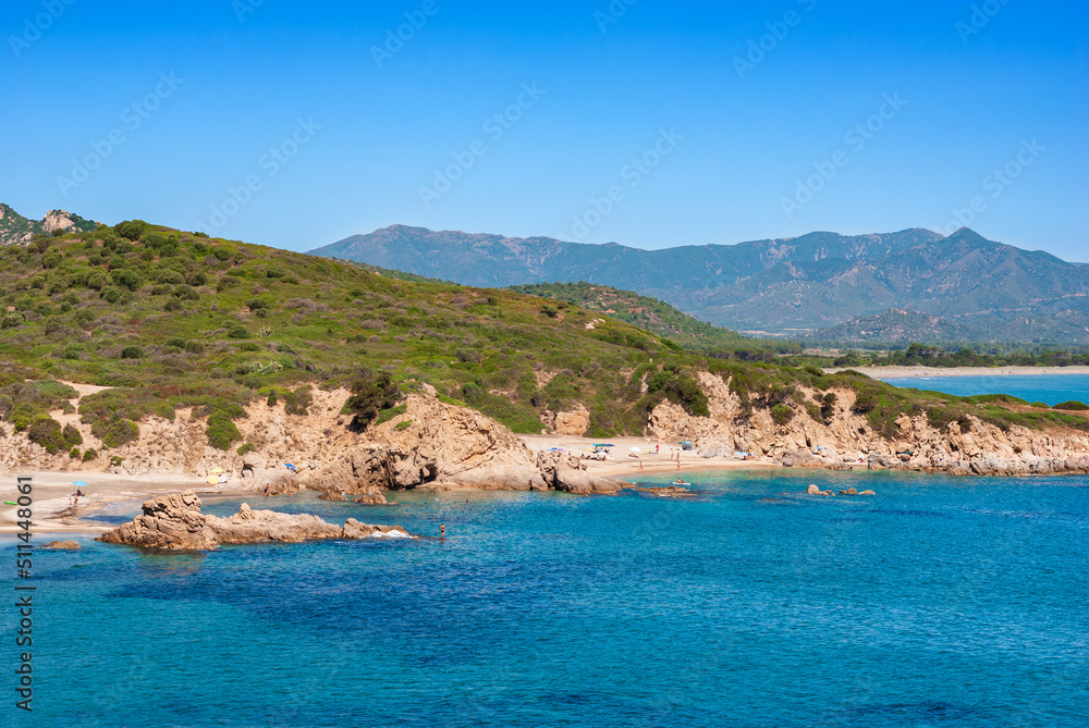 Sardegna, Muravera, spiaggia di Cala Sa Figu, Italia, Europa 