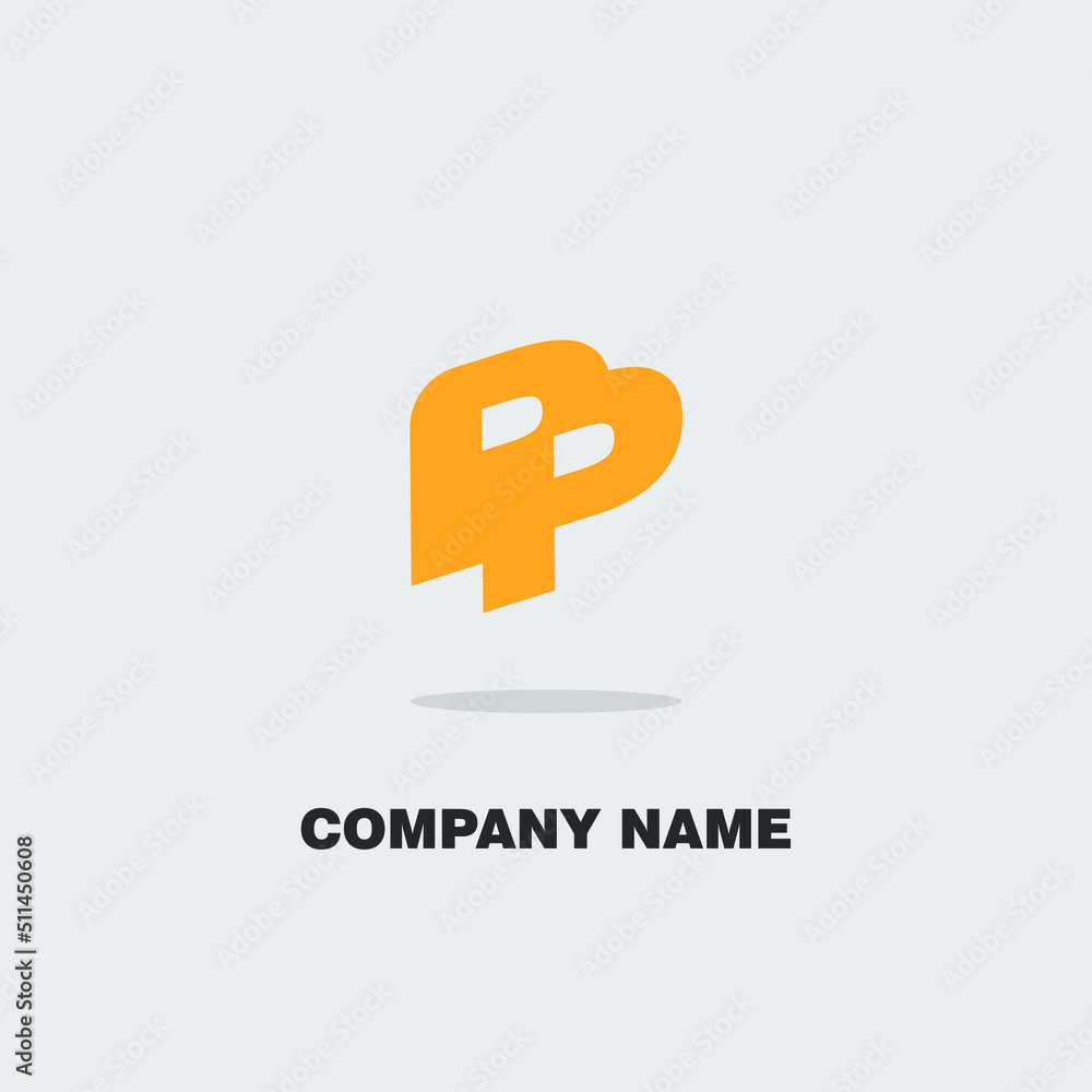 Obraz premium logo icon for insurance companies and retail stores, simple camera shop orange line elegant line trendy design animal letter S