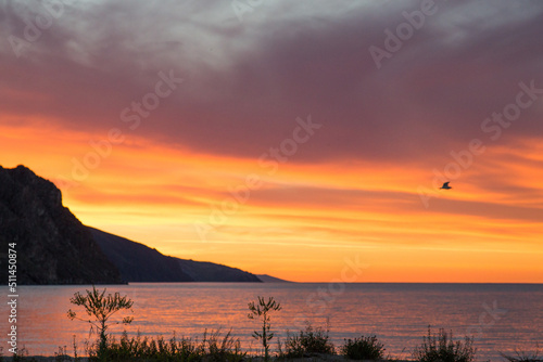 sunrise on Lake Baikal