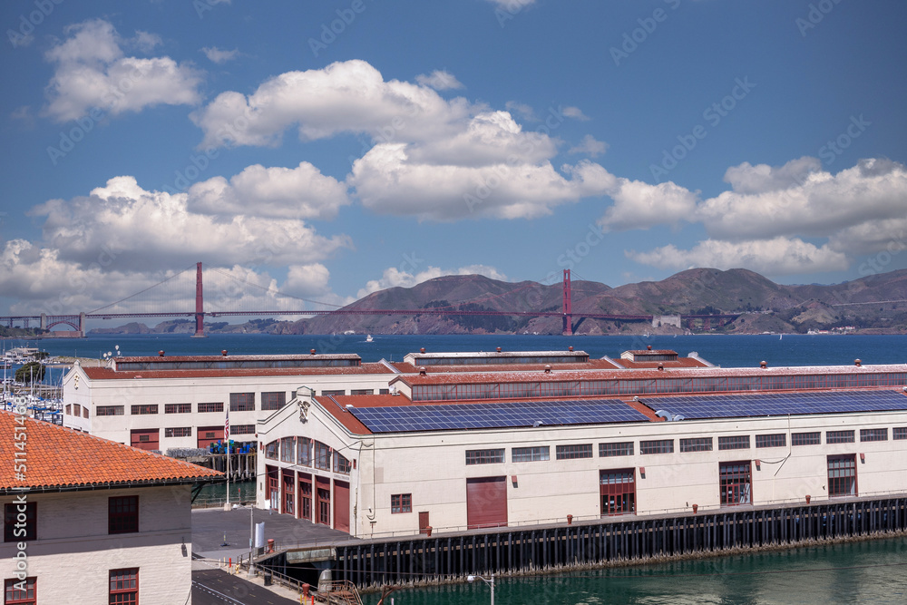 The Golden Gate Bridge in San Francisco, USA.