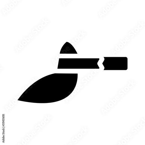 visor hat glyph icon vector. visor hat sign. isolated symbol illustration