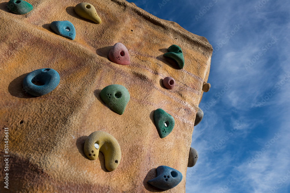 Climbing gym outdoor rock climbing wall pattern. Climbing gym outdoor rock climbing wall pattern.