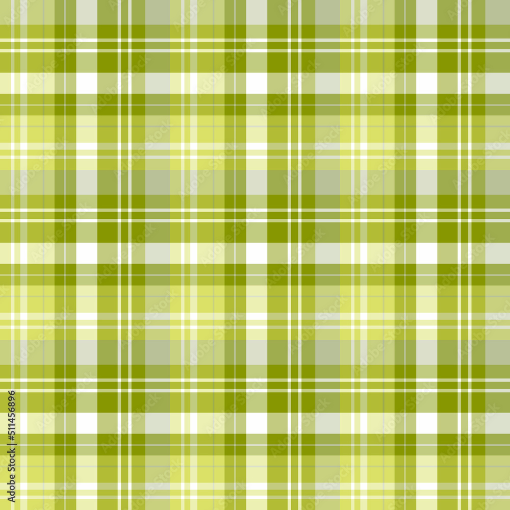 Fototapeta premium Seamless pattern in lovely green colors for plaid, fabric, textile, clothes, tablecloth and other things. Vector image.