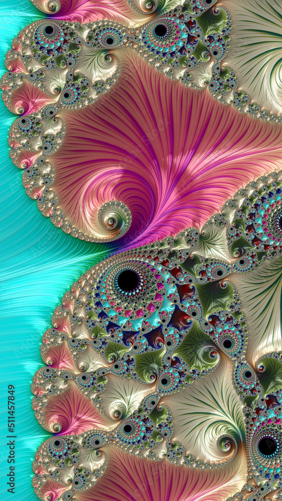 custom made wallpaper toronto digitalArtistic and imaginative digitally designed abstract 3D fractal background