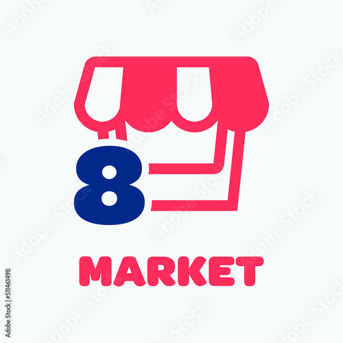 Numeric 8 Market Logo