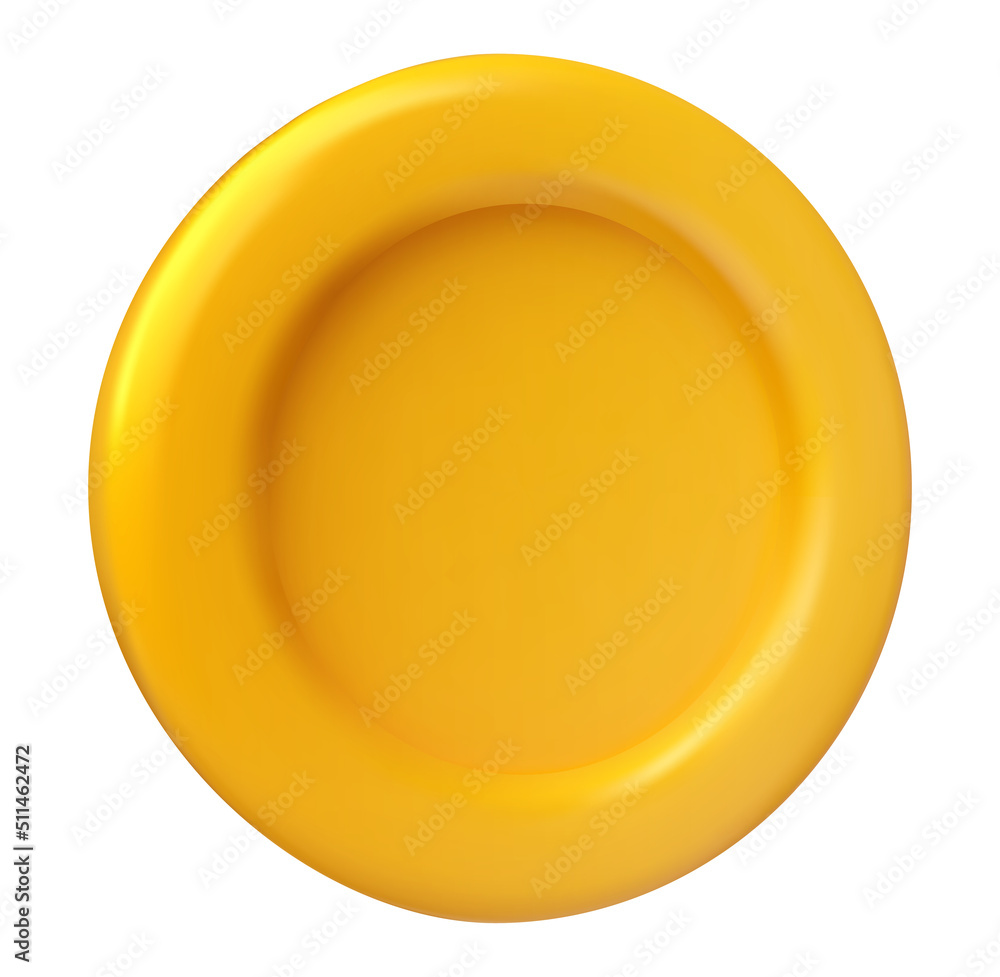 3d vector cartoon golden coin isolated on white background. Realistic cute yellow money. Soft glossy symbol for game, bank business. Modern minimal finance icon. 3d vector cartoon golden coin isolated on white background. Realistic cute yellow money. Soft glossy symbol for game, bank business. Modern minimal finance icon.
