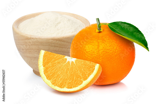 Orange fruit powder