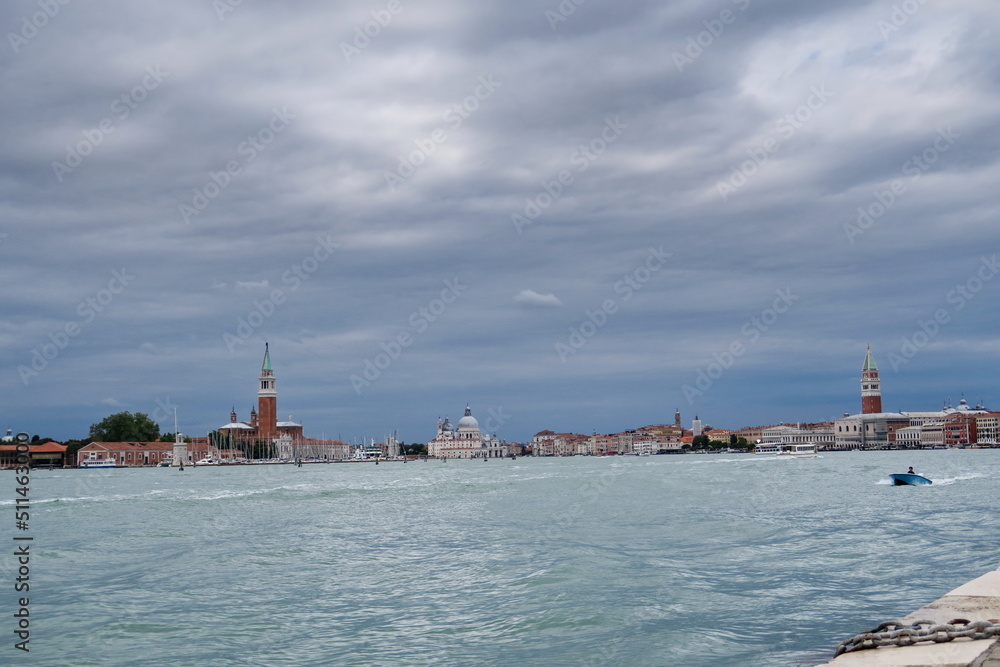 Venise. Vue de la lagune. Italie.
