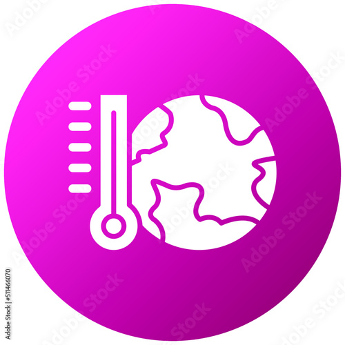 Global Warming Icon Style