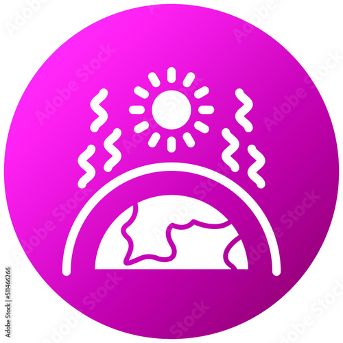 Greenhouse Effect Icon Style