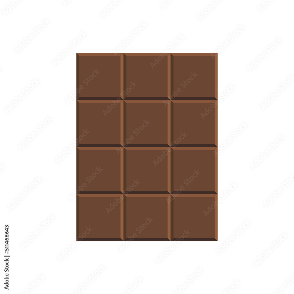 chocolate bar isolated on white. milk chocolate. chocolate bar isolated on white. milk chocolate.