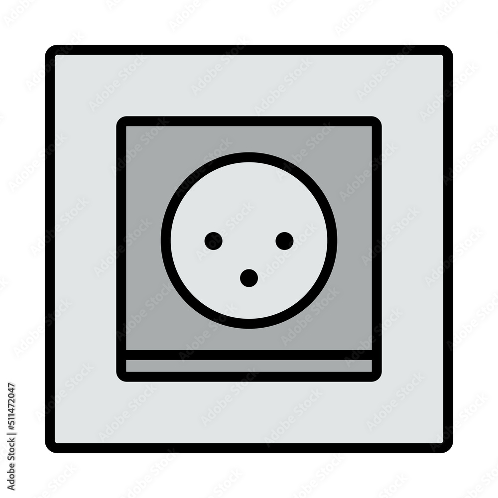 South Africa Electrical Socket Icon South Africa Electrical Socket Icon