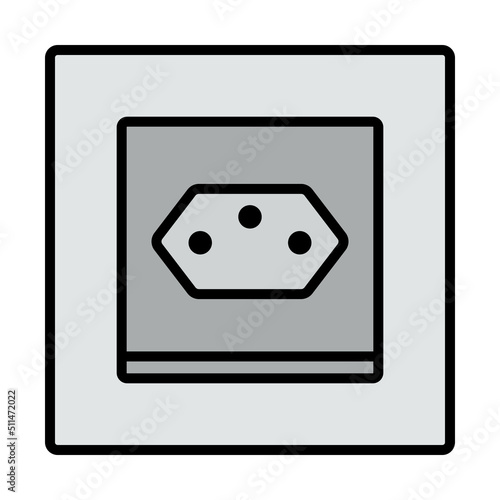 Swiss Electrical Socket Icon