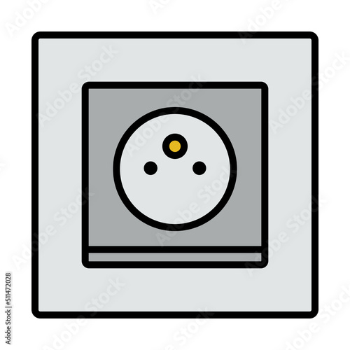 France Electrical Socket Icon