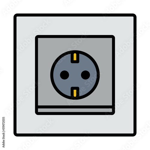 Europe Electrical Socket Icon