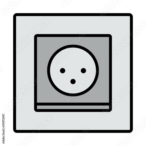 South Africa Electrical Socket Icon