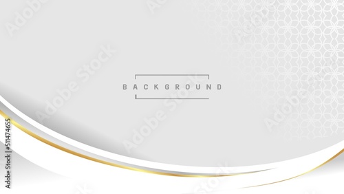 Luxury white gold abstract background