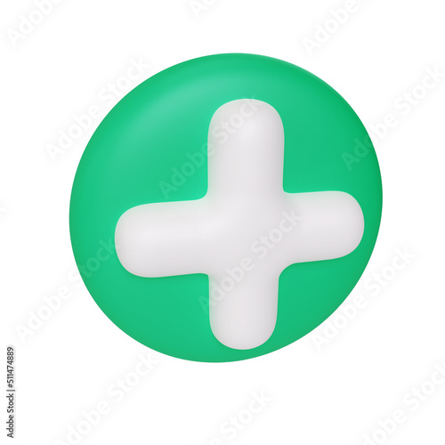 Medical Symbol 3D Illustration Icon