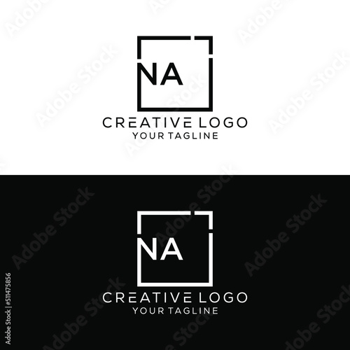 creative logo letter NA design vektor
