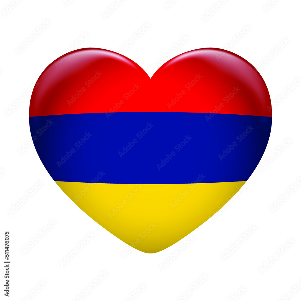 Armenia flag icon isolated on white background. Armenia flag. Flag icon glossy. Armenia flag icon isolated on white background. Armenia flag. Flag icon glossy.