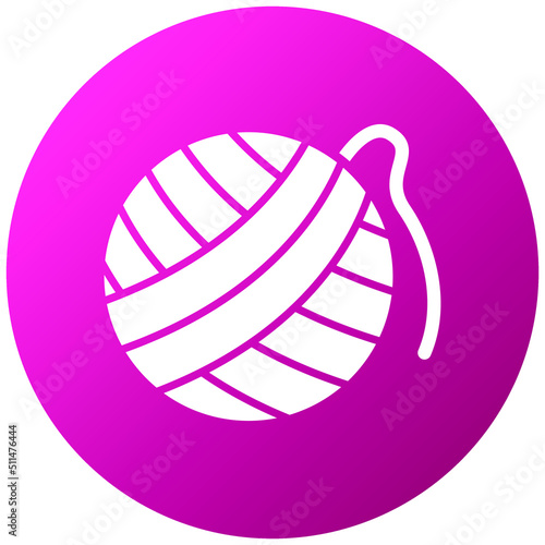 Wool Ball Icon Style