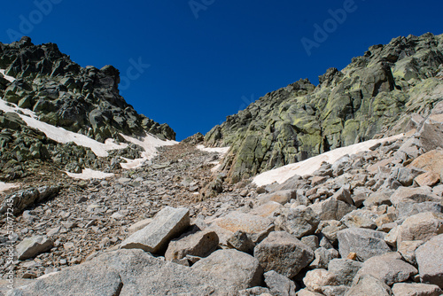 Last stretch to reach the Almanzor Peak photo