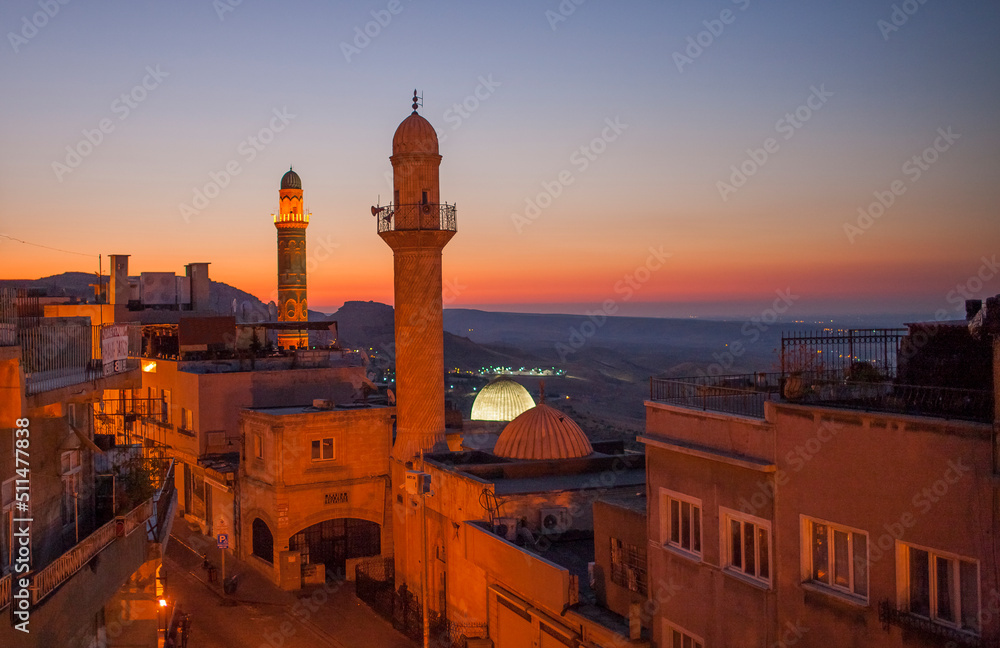 Sunrise in the ancient city of Mardin is always the scene of interesting images