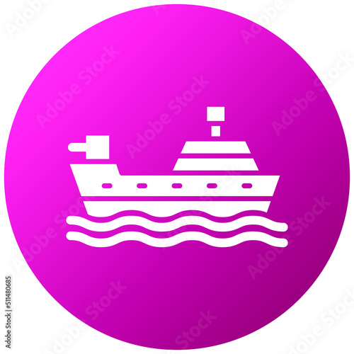 Army Ship Icon Style