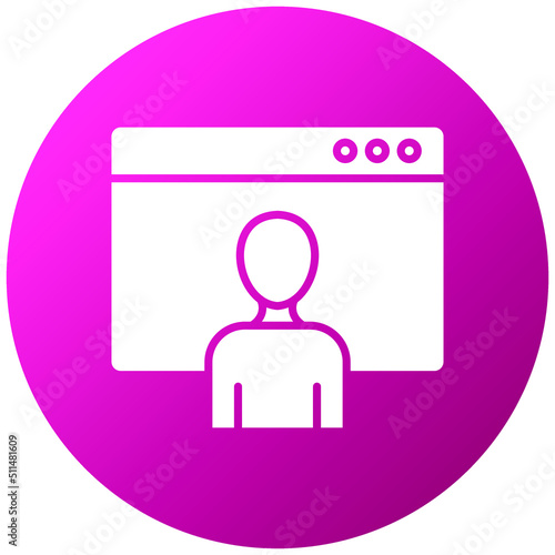 Page Visitors Icon Style