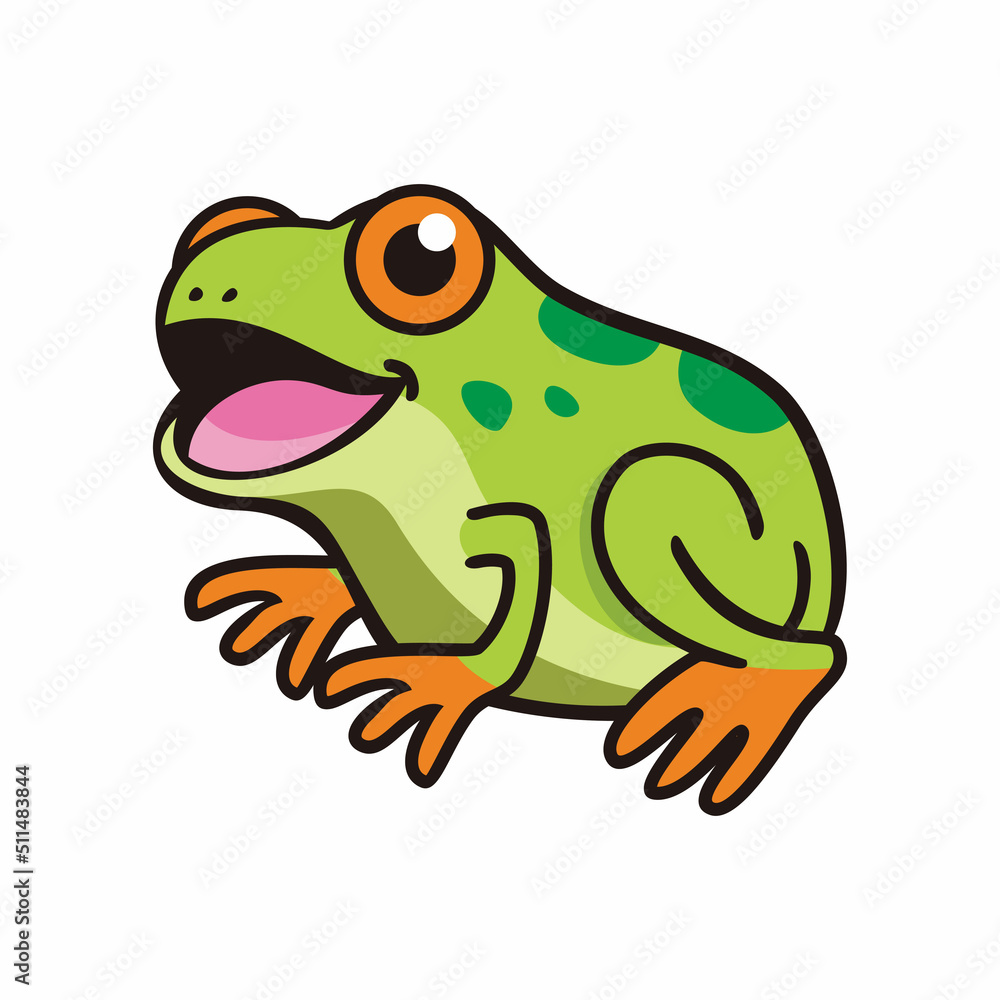 green frog logo design green frog logo design