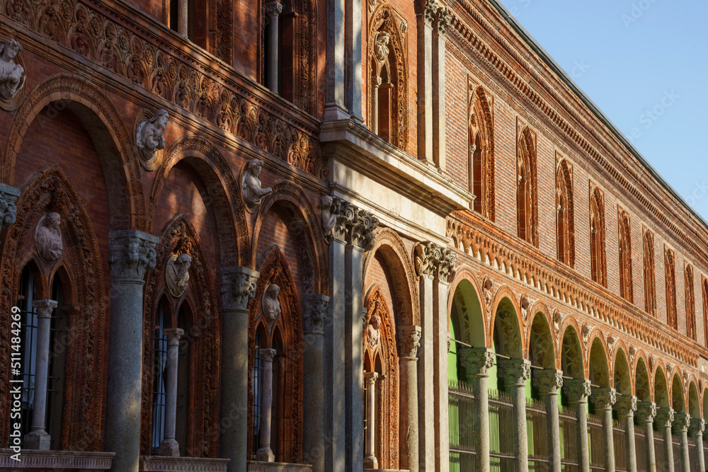 Ca Granda, historic building in Milan, Italy Ca Granda, historic building in Milan, Italy