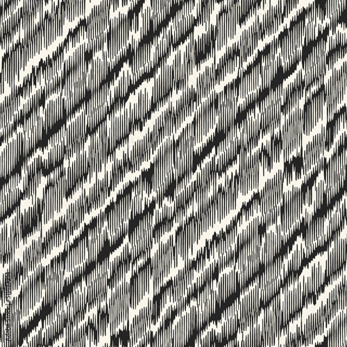 Diagonal Ink Hatching Strokes Textured Pattern