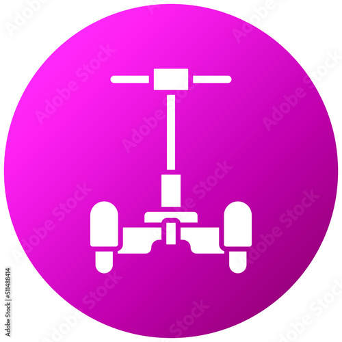 Police Segway Icon Style