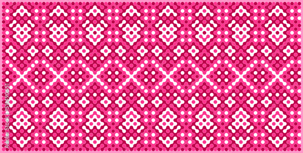 Multicolor truchet tiling connections illustration Multicolor truchet tiling connections illustration