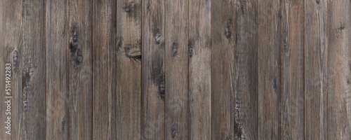dark wooden wall. banner texture of a natural board.