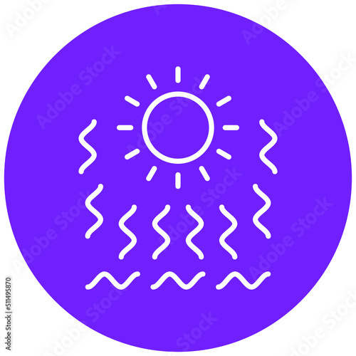 Heat Wave Icon Style