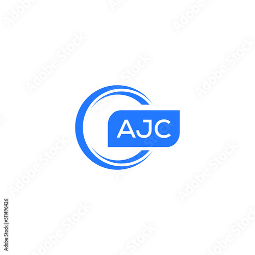 AJC letter design for logo and icon.AJC typography for technology, business and real estate brand.AJC monogram logo.vector illustration. photo