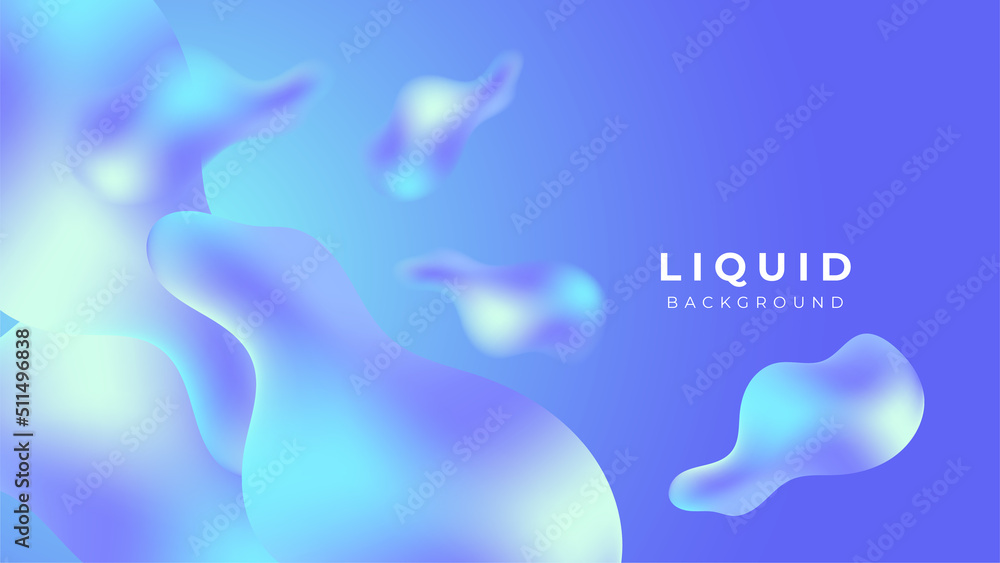 Modern colorful vivid vibrant gradient liquid fluid abstract background with blob shapes Modern colorful vivid vibrant gradient liquid fluid abstract background with blob shapes
