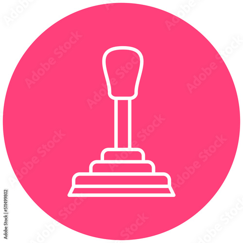 Car Shift Icon Style