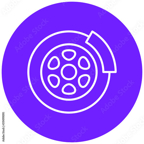 Brake Disc Icon Style