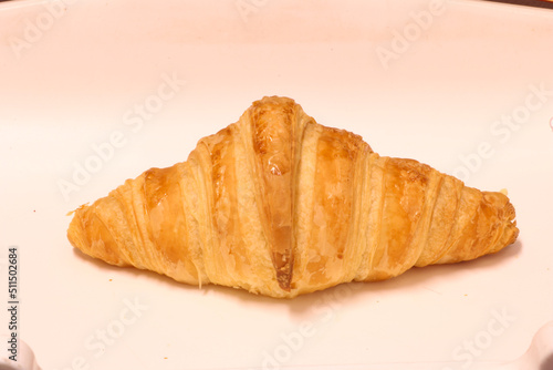 croissant on the paper