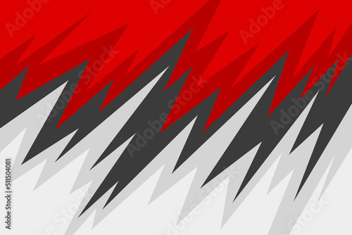 Abstract background with gradient jagged zigzag pattern