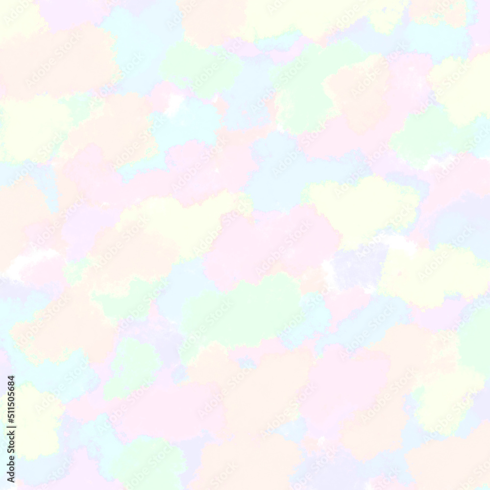 Pastel multicolored brushstrokes Abstract art background with liquid texture.
