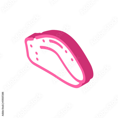 broiler Liver isometric icon vector. broiler Liver sign. isolated symbol illustration