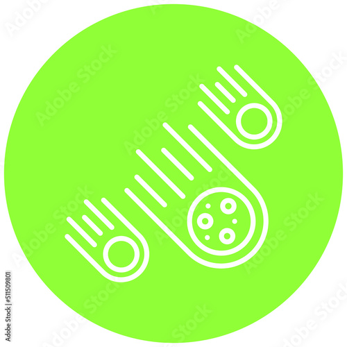 Meteorites Icon Style